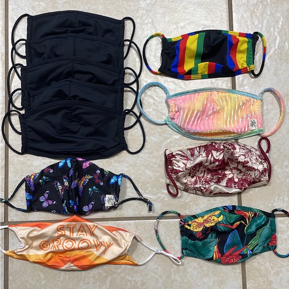 Bundle 11 Assorted Fabric Face Masks
